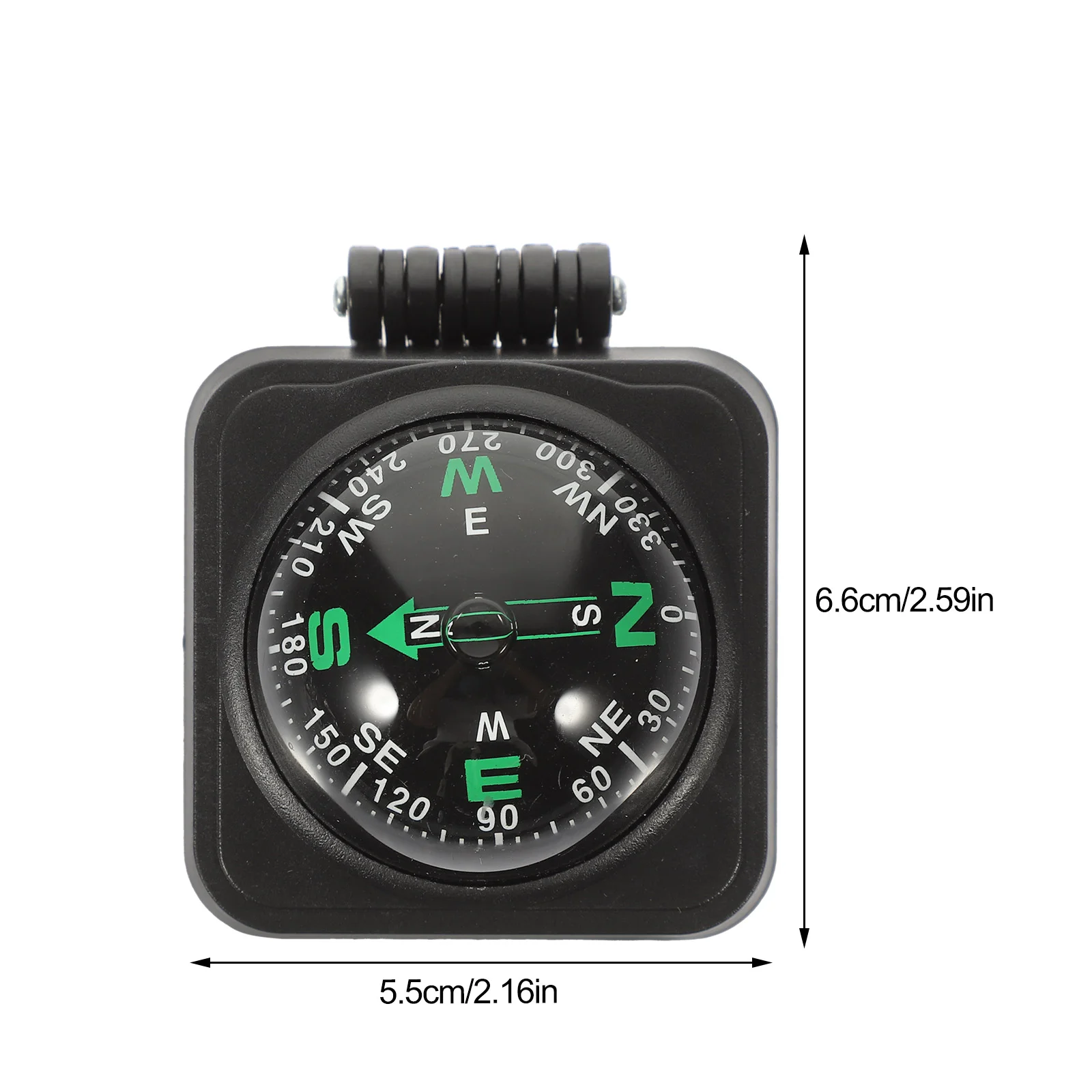 Bola de brújula para coche al aire libre, adorno de orientación ajustable, montaje en tablero, tablero, barco pequeño para superficie acrílica, barcos marinos