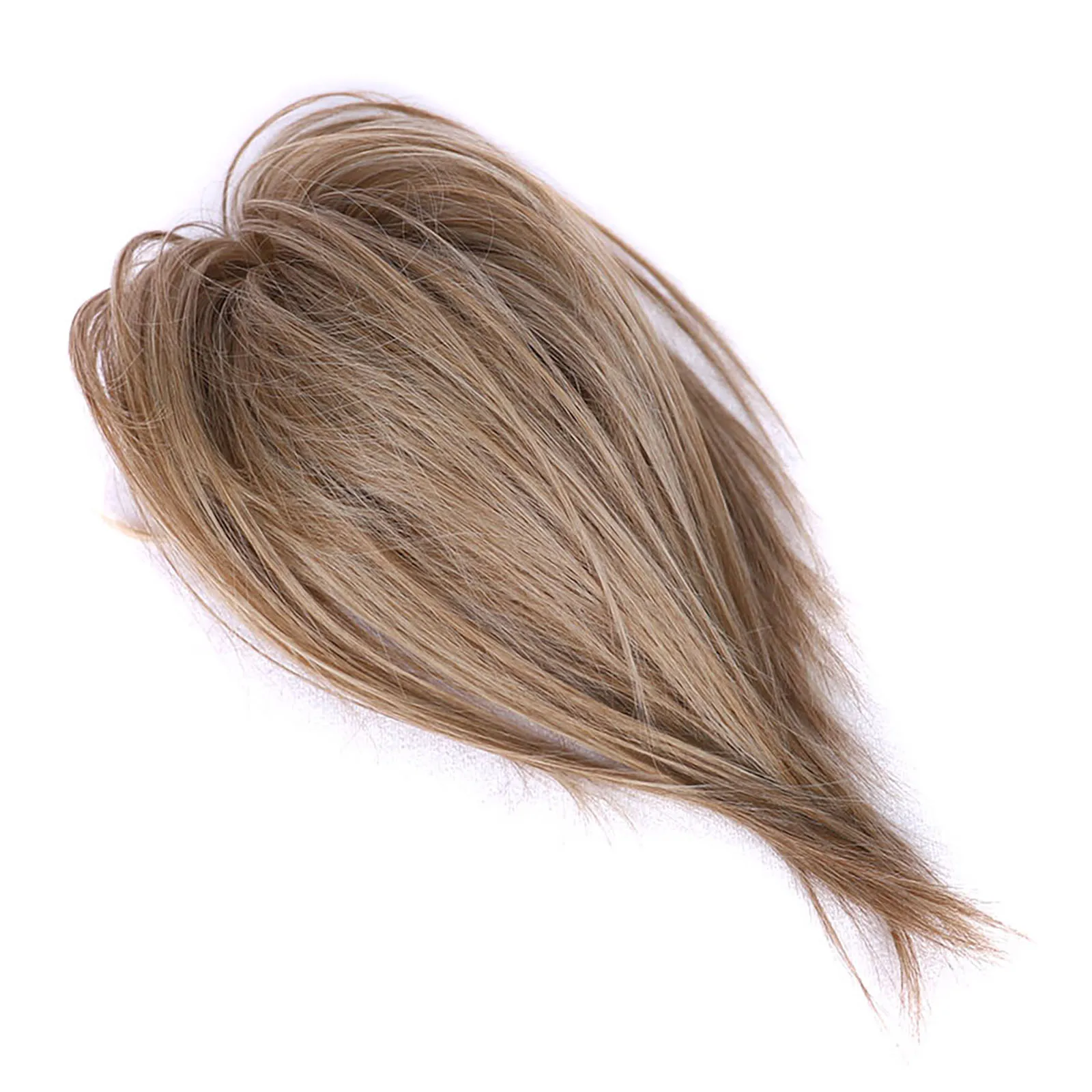 Zolin High Ponytail Waterfall مشبك شعر مستقيم على وصلة شعر للشعر القصير قطعة شعر صناعية واقعية وسهلة الاستخدام