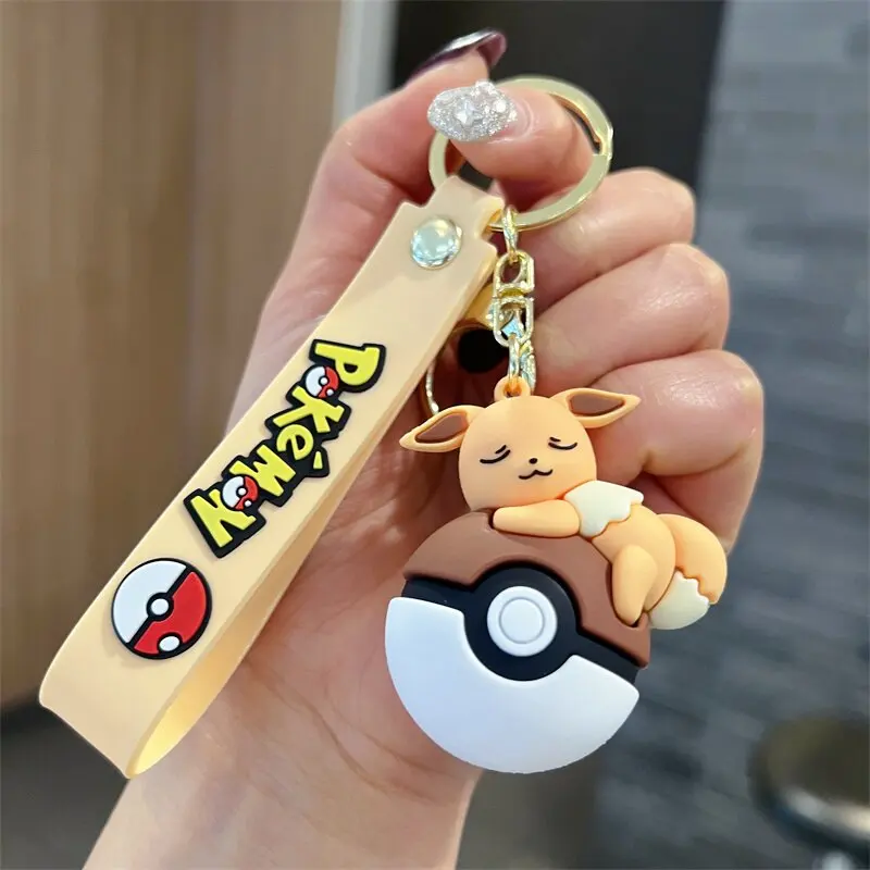Cute Pokemon Pokeball Keychain, Gift