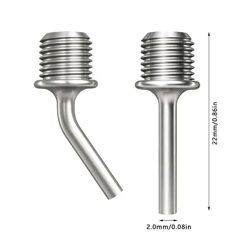 Ultra‑thin Threaded Pen Tips Elbow Roller Replaceable Point Drill Heads 5D Diamond Embroidery DIY