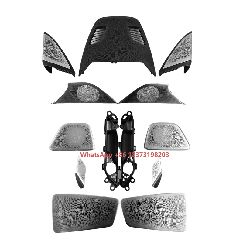 

HYD Speaker Cover with 13 Ambient Light Instrument Panel Covers, Suitable for 5 Series G30 G38 Cars 525 528 530