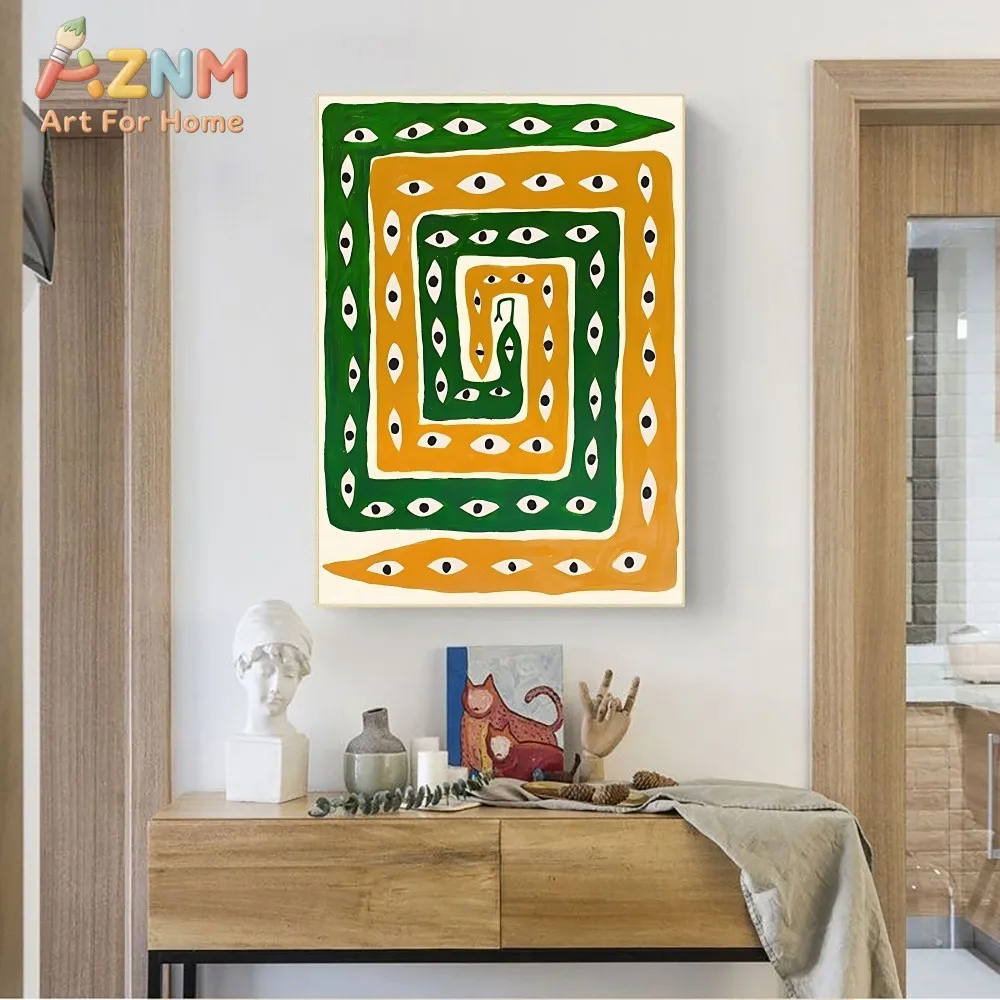 

1 шт. Абстрактный аниме-постер в стиле Древнего Египта, без рамки, из крафт-бумаги, винтажный постер для клуба/бара, настенная живопись, наклейки для спальни/кабинета