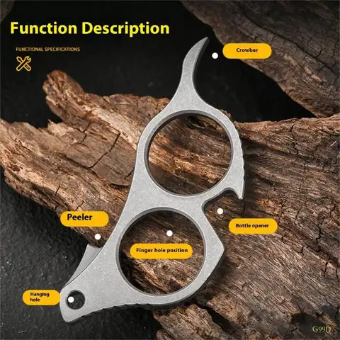G99D Innovative Titaniums Outdoor Essential Combining Safety And Compacts Portability