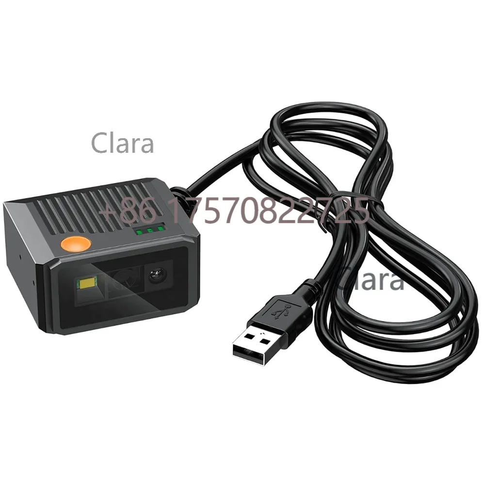 MJ-5090 Embedded USB Barcode Scanner Ultra-Rugged 1D 2D QR Scan Engine with Metal Cover Fixed Mountin Stock