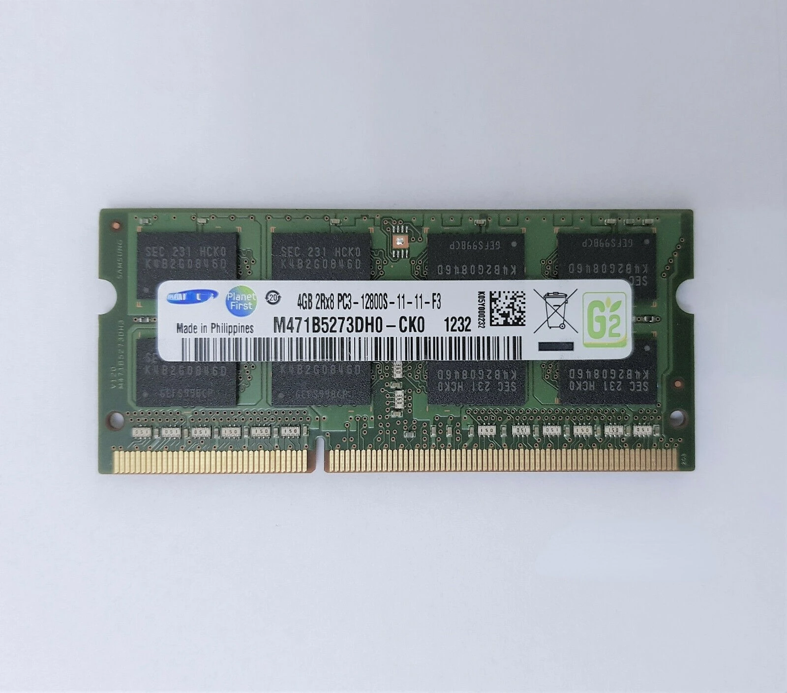 

4G 1600 PC3-12800S M471B5273DH0-CK0 1.5V Notebook Memory