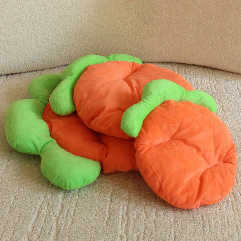 1 قطعة الجزرة الدافئة على شكل أرنب حصيرة لينة تنفس لطيف أريكة حصيرة للحيوانات الأليفة الصغيرة الحيوان الهامستر أرنب جرو كيتي سرير حصيرة #4