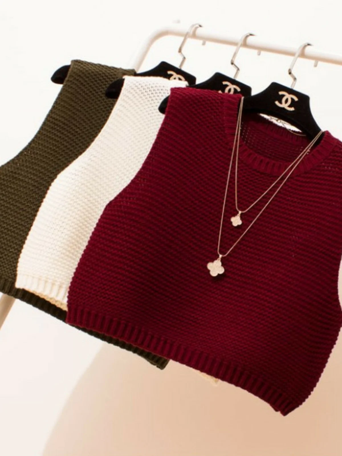 

Весенне-осенний вязаный свитер, жилет, женская свободная верхняя одежда из пряжи, удобный крой, женский топ Faion