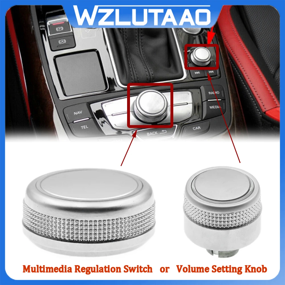 4G0919069 4G0919070 MMI Multimedia Regulation Switch Volume Setting Knob For Audi A6 A7 S6 S7 2011-2018 4G0 919 069 4G0 919 070