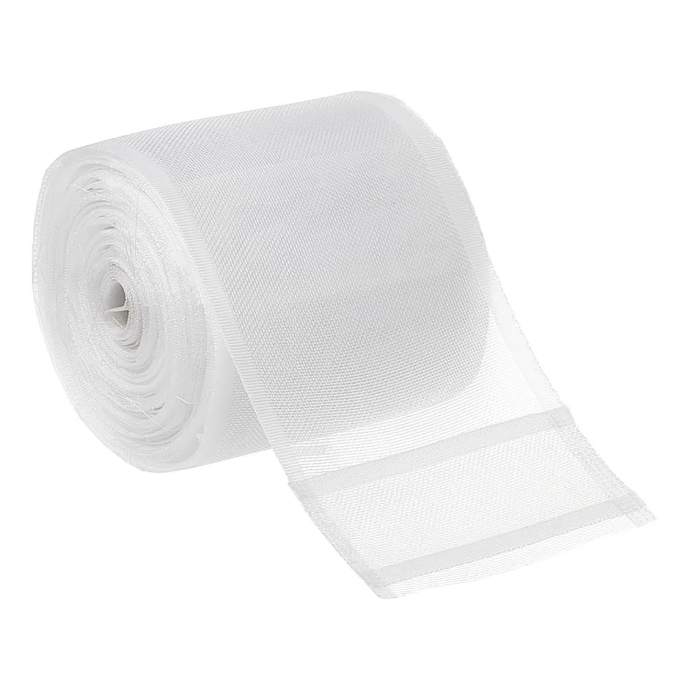 Curtain Pleated Tape Nylon Curtain Folding Tape White Flat Pleated Tape Curtain Tape for Hooks Used to Make Home Decor Items