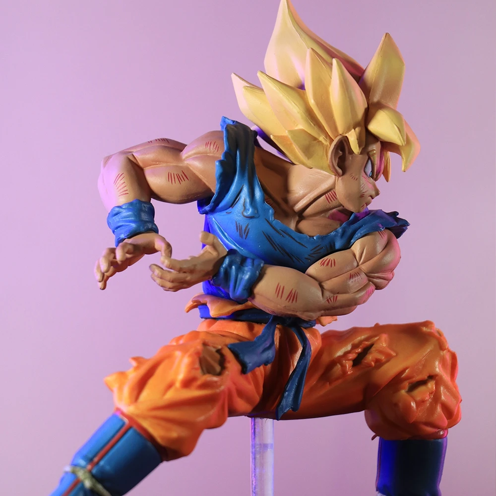 Dragon Ball Z Kamehameha Son Goku Figure Super Saiyan Kakarotto 22CM PVC Action Figures Model Dolls Toys for Children Gifts