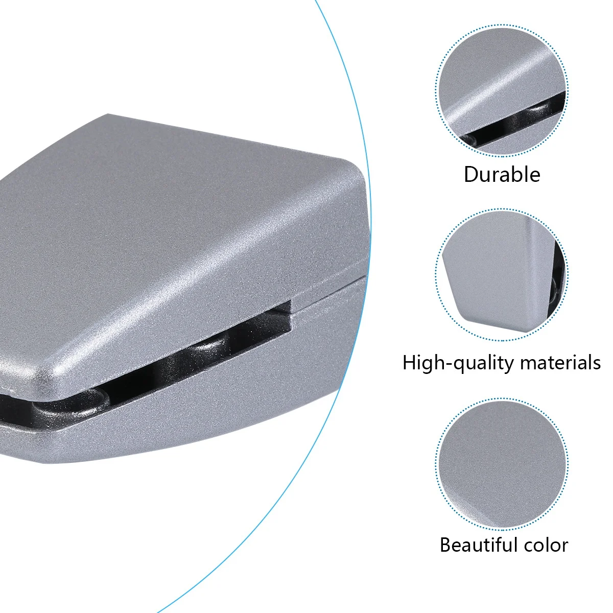 

6pcs Aluminum Alloy Office Desk Glass Clip 2-15Mm Adjustable Bracket For Desktop Privacy Screen Divider Support Glass Holder