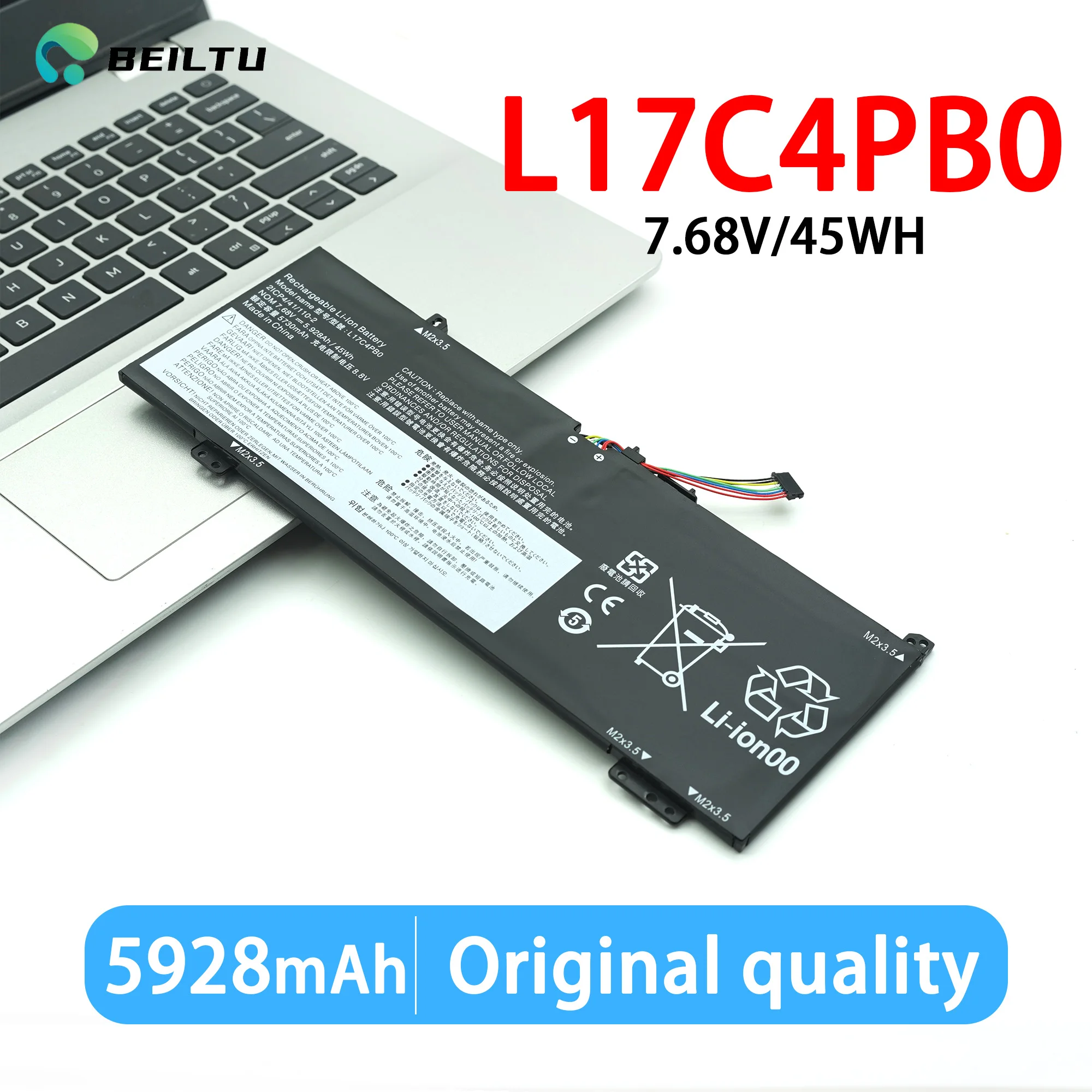L17C4PB0 45Wh Laptop Battery Fo Lenovo Xiaoxin Air 14 2018, 14ARR, 14IKBR, Air 15 2018, Air 15ARR,15IKBR,Flex 6-14IKB Series