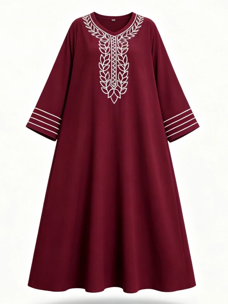 0XL-4XL Plus Size Women Clothes Dresses Spring Autumn Robes Long Sleeve Street Style Casual 3XL 4XL Big Size Dress Oversized