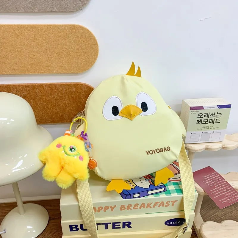 

Cute baby canvas female cartoon small fresh fashion personality small soft sister student shoulder bag