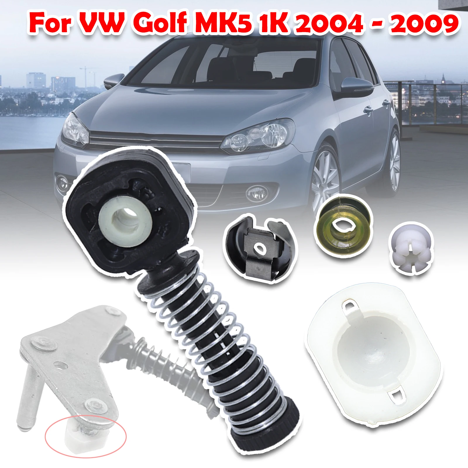 

For VW Golf MK5 1K Gear Selector Lever Mechanism Sliding Shoe Bushing Shift Rod Linkage Clip Manual Transmission Rivet 2004-2009