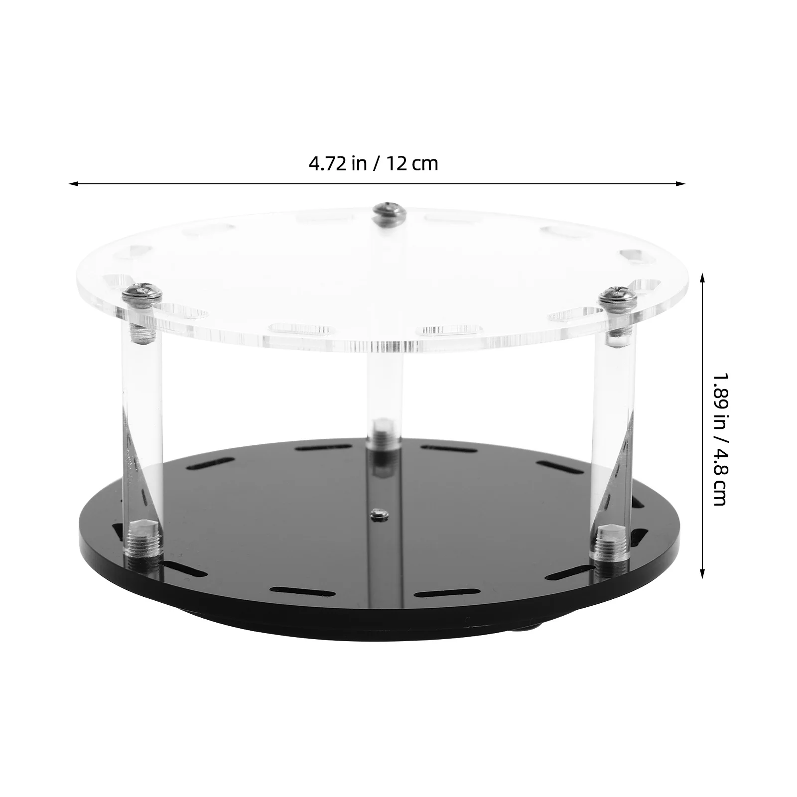 Organizer na pęsety do rzęs z 12 przegródkami, obrotowy, odłączany, czarny, stojak na narzędzia do przedłużania rzęs, do użytku w salonie i w domu, do przechowywania pęset.