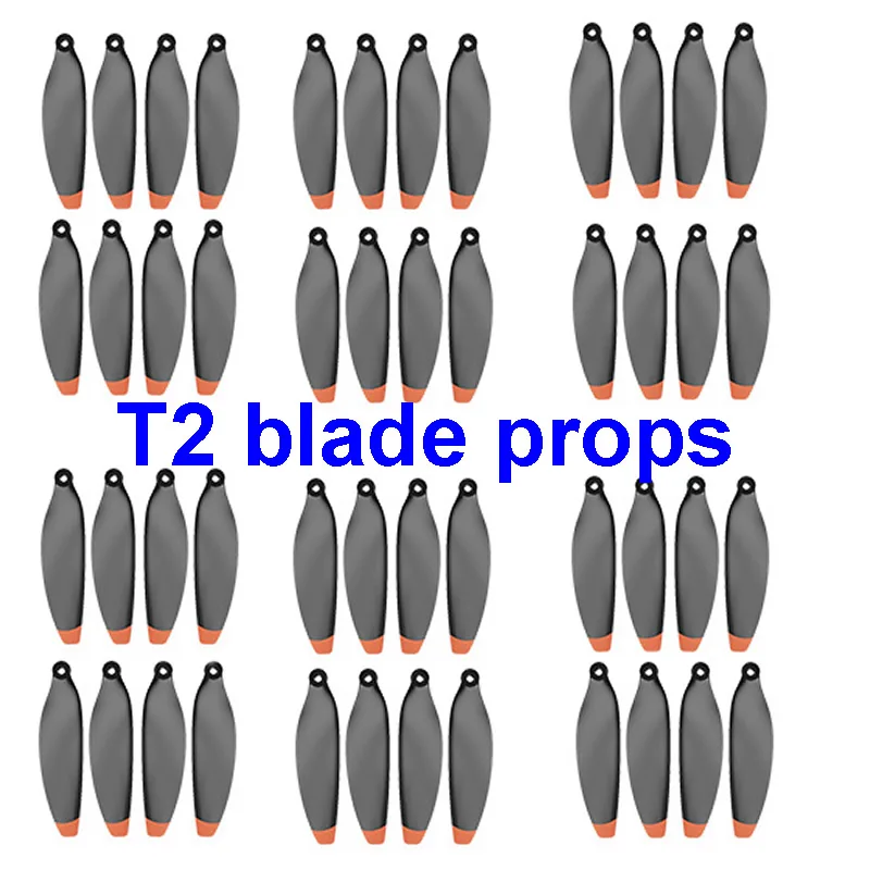 

48PCS T2 Brushless Foldable Drone GPS RC Quadcopter Blade Propeller Spare Parts Maple Leaf Wing Fan Accessories Props Blades