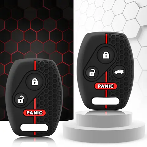 혼다 어코드 CRV Civic Pilot Insight Ridgeline 용 자동차 스타일링 키 케이스 실리콘 커버