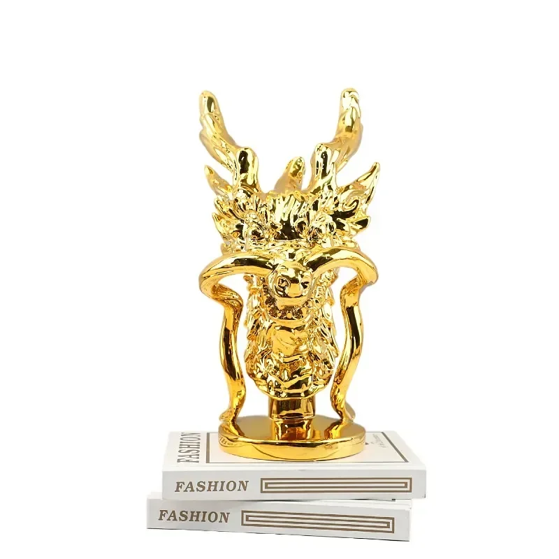Modern Simple Resin Electroplating Gold Faucet Sculpture Art Decoration Ornament for Hotel TV Cabinet Home Decor