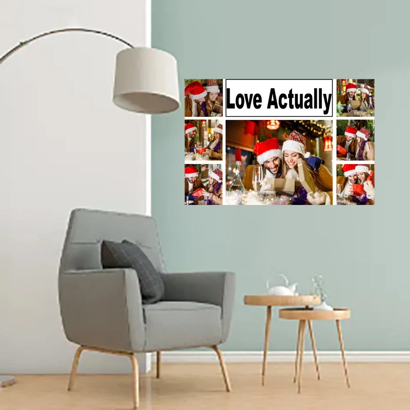 Customized canvas oil paintings based on your photos, without frames. Wedding/birthday posters, wall decorations, ornaments,