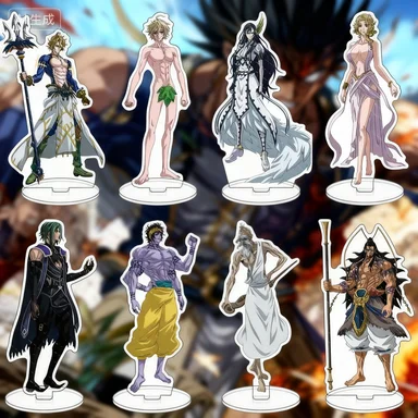 

15CM Anime Record of Ragnarok Charm Acrylic stand Model Cosplay Characters Ornament Accesorios Goods Collection Firend Gifts