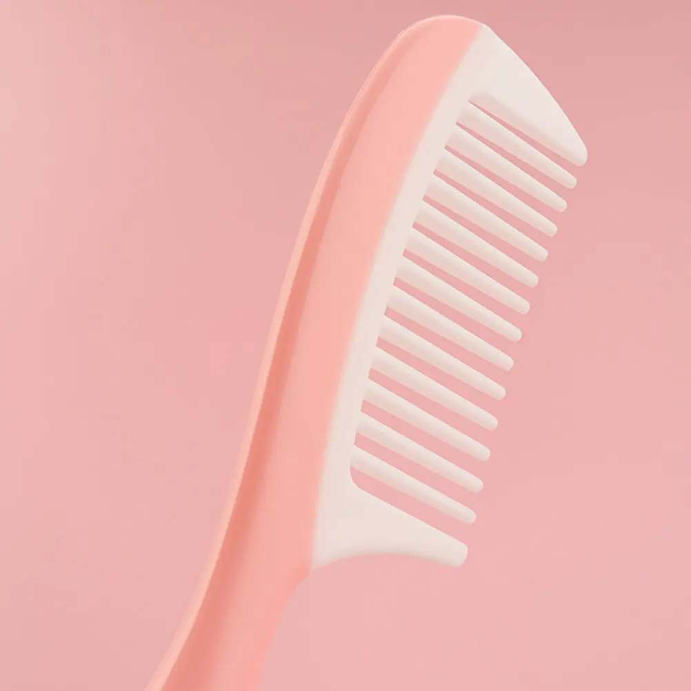 

2Pcs Wide Dense Teeth Comb Smooth Hairdressing Plastic Hair Styling Comb Ergonomic Handle for Salon Hair Care and