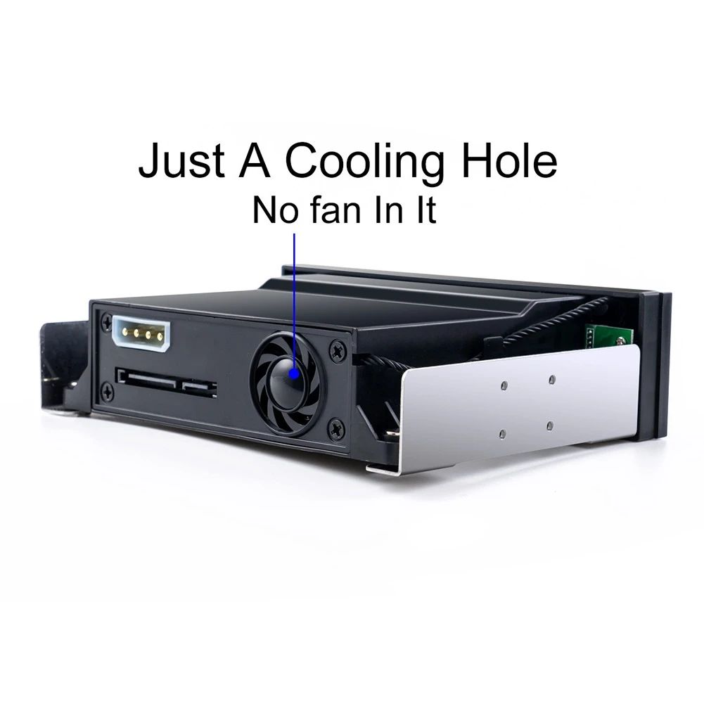 Universal Hot Swap Mobile Rack for 2.5 Inch or 3.5 Inch SSD/HDD, Internal Tray-Less Hard Drive Backplane Enclosure