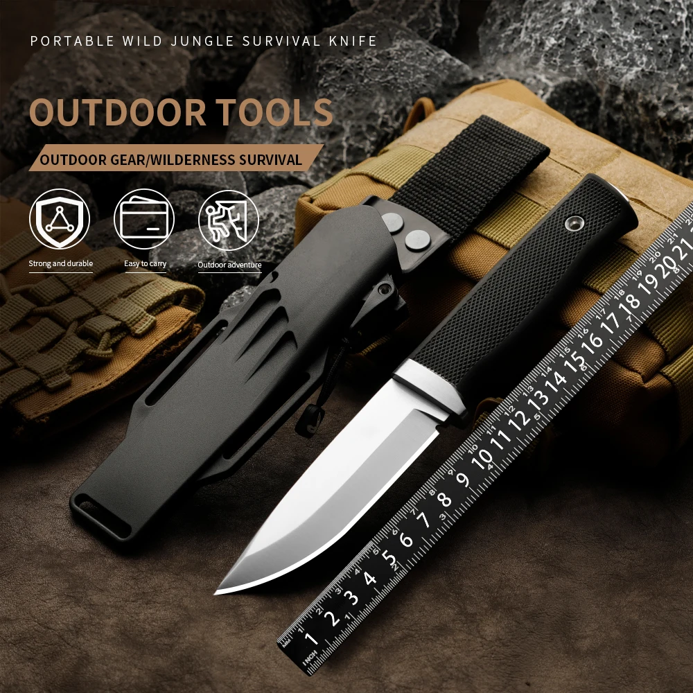 

Survival Outdoor Knife F1Pro Tactical self-defense equipment Small Straight Knife Hunting Knife Sharp Fruit Knife