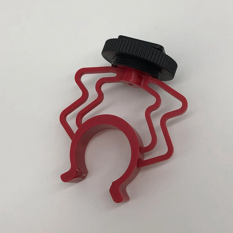 Adaptador de montaje de choque ondulado para micrófono Universal, soporte de micrófono de plástico de repuesto para By-mm1, 2 uds.