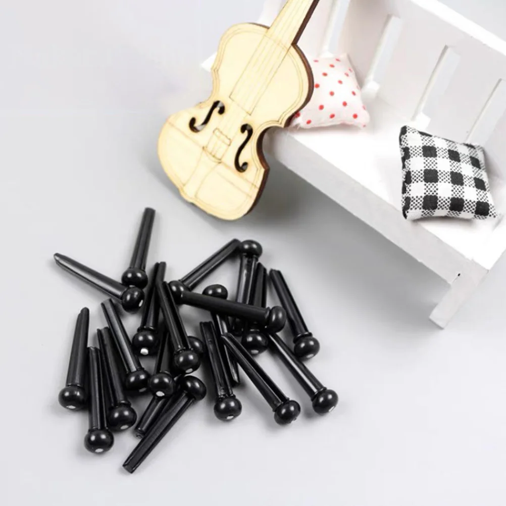 

Guitar Accessories Set Replacement Bridge Saddle Nut Pins Wood Plastic Repair Kit For Acoustic Guitar Durable Sturdy Touch