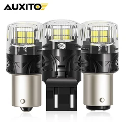 AUXITO 2PCS T20 7440 7443 LED Bulbs Canbus High Power 1156 BA15S P21W BAU15S PY21W 1157 BAY15D P21/5W Car Position Parking Light