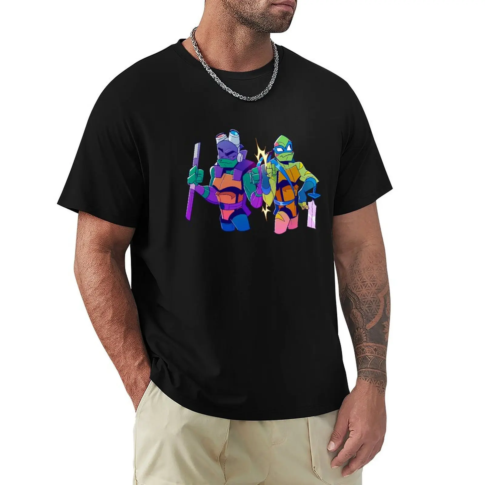 

Disaster Twins Fist Bump T-Shirt vintage clothes oversized graphic tee anime clothes anime tshirt mens shirts graphic tee