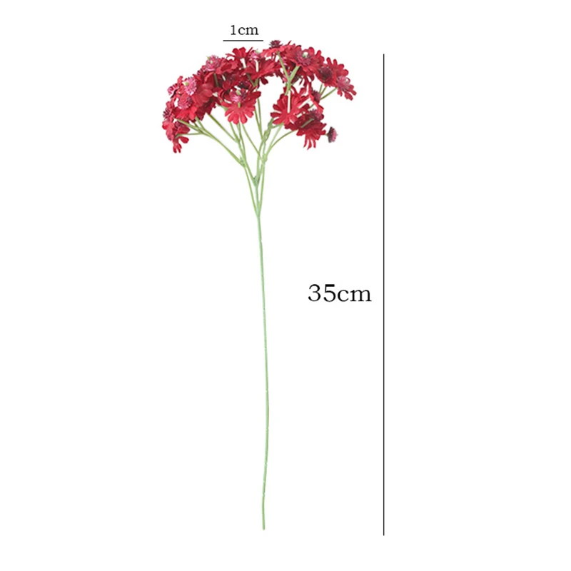 35 cm stile rurale fiore artificiale bouquet floreale fai da te materiali coordinati margherita artificiale piccola decorazione morbida per la casa fresca