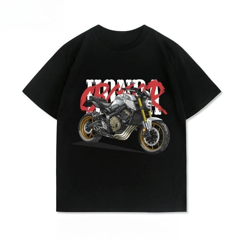 

Мужская и женская футболка Honda CB650R, модифицированный костюм для езды на мотоцикле, летний гоночный топ с короткими рукавами, периферийные устройства