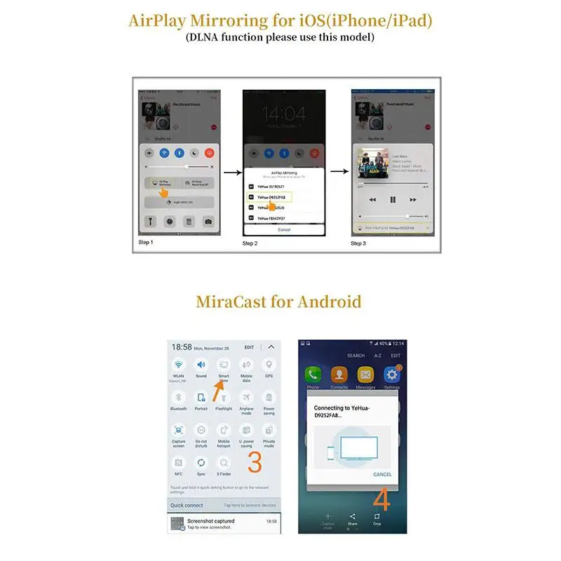 TV Stick AnyCast M9 Plus Miracast Airplay HD 1080P WiFi Màn Hình Đầu Thu Phát TV Stick