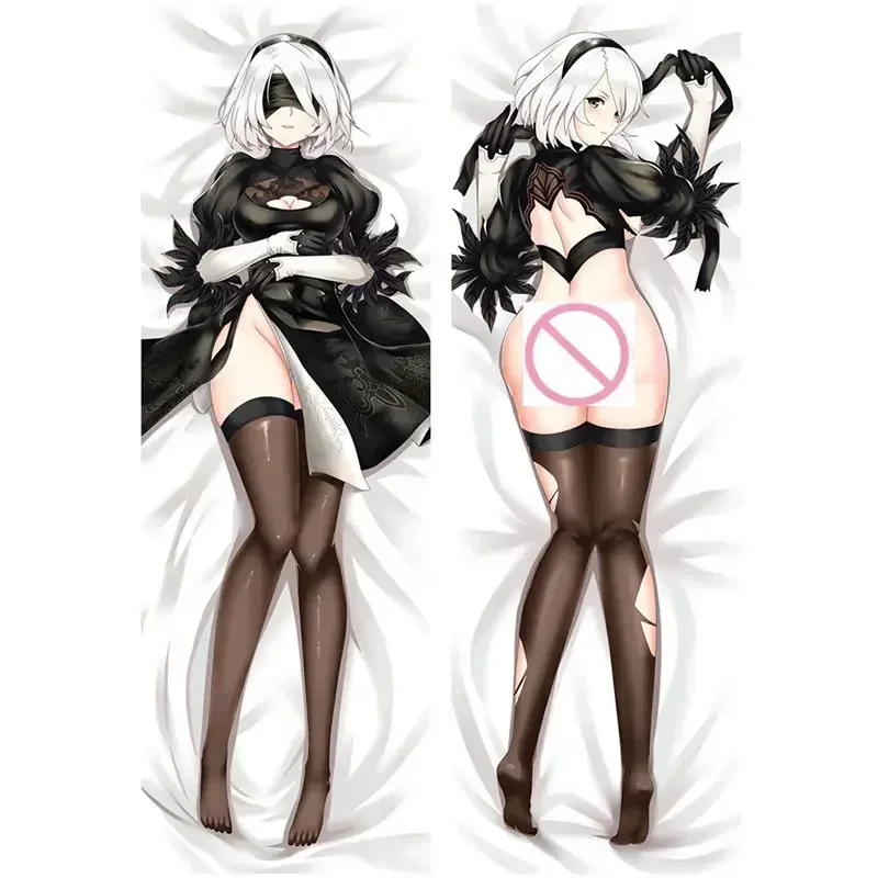 

60x180cm Anime NieR Automata Pillow Covers YoRHa Type A No 2b Dakimakura Case 3D Double-sided Bedding Hugging Body Pillowcase