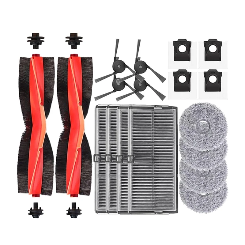 B58B-Compatible With For Dreame Bot X40 Ultra /X40 Pro /S30 Pro Ultra Robot Vacuum Cleaner Accessories Kit