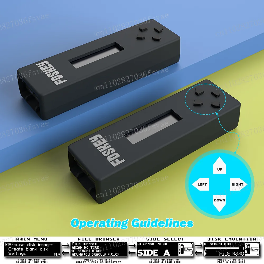 FDSKey Emulator Cable Adapter Hot Swap for Sharp Twin Famicom Emulators