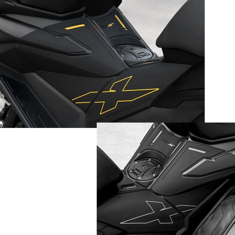 Motorcycle For ZONTES 150X 125X 150 125 X 2026 Fuel Tank Sticker Side Decal Protector Traction Pad Cover Decoration Rubber Sets