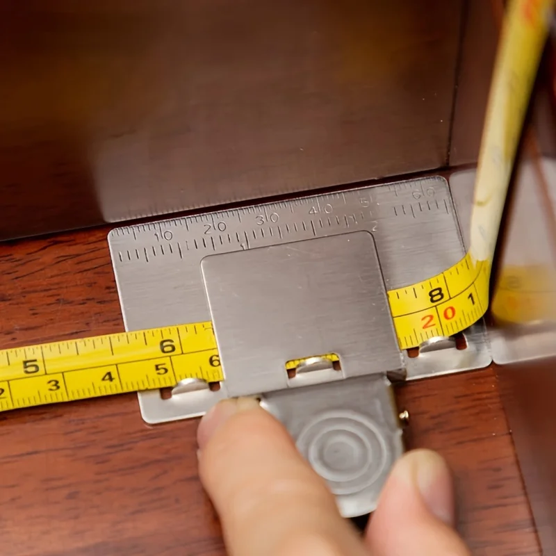 1pc Measuring Tape Clip Measuring Clamp Horizontal Elevation Measuring Tool Ruler Horizontal Clamp