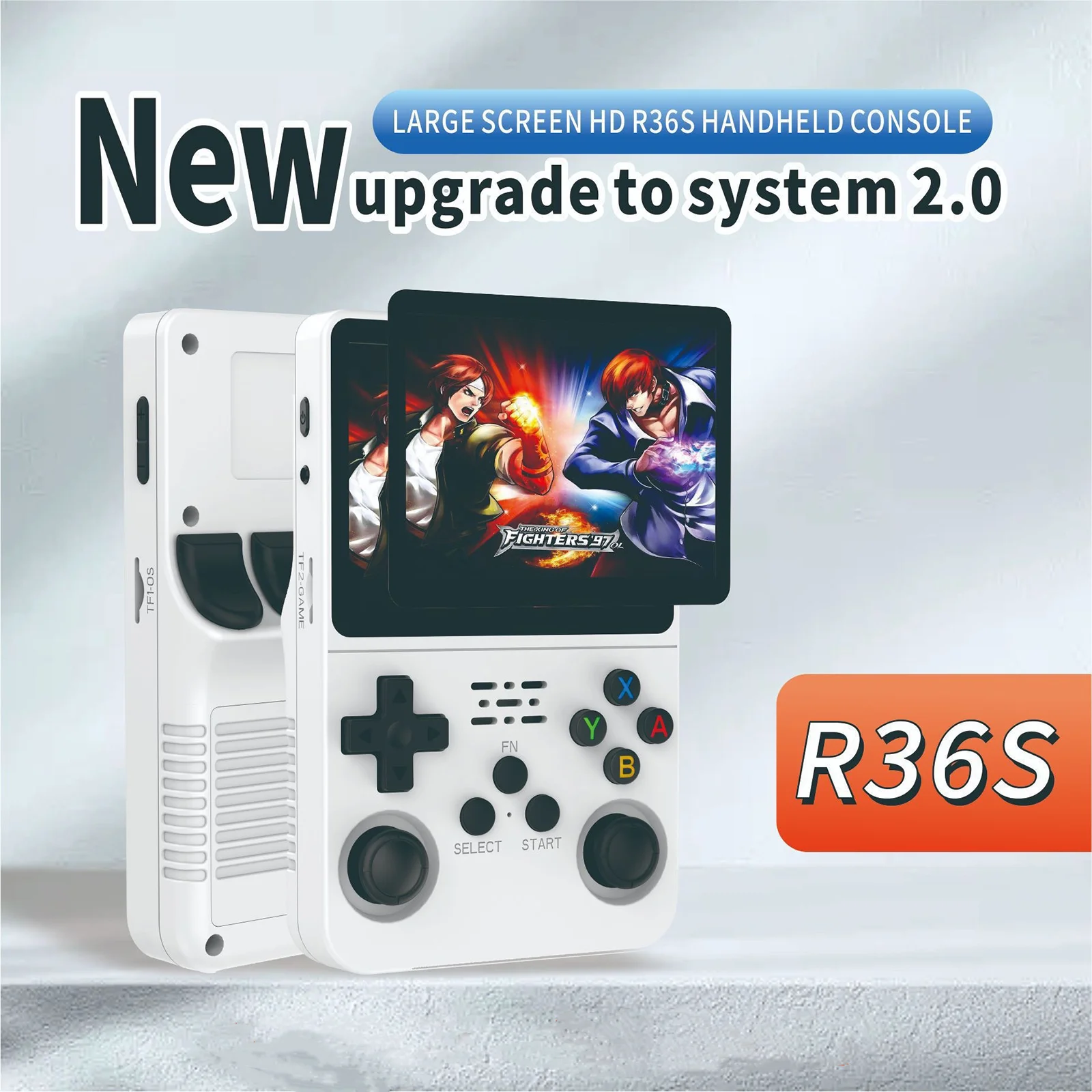 

R36S Portable Handheld Video Player 64GB 15000+ Games Open Source Retro Mini 3.5-inch IPS Screen Game Console Boy Gift