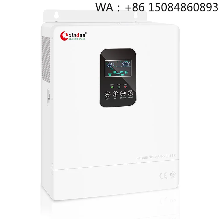3KW-5.5KW Hybrid Off Grid Solar Inverter, Solar Accessories, 24V/48V DC To 230V AC Converter, Built-In MPPT Solar Controller