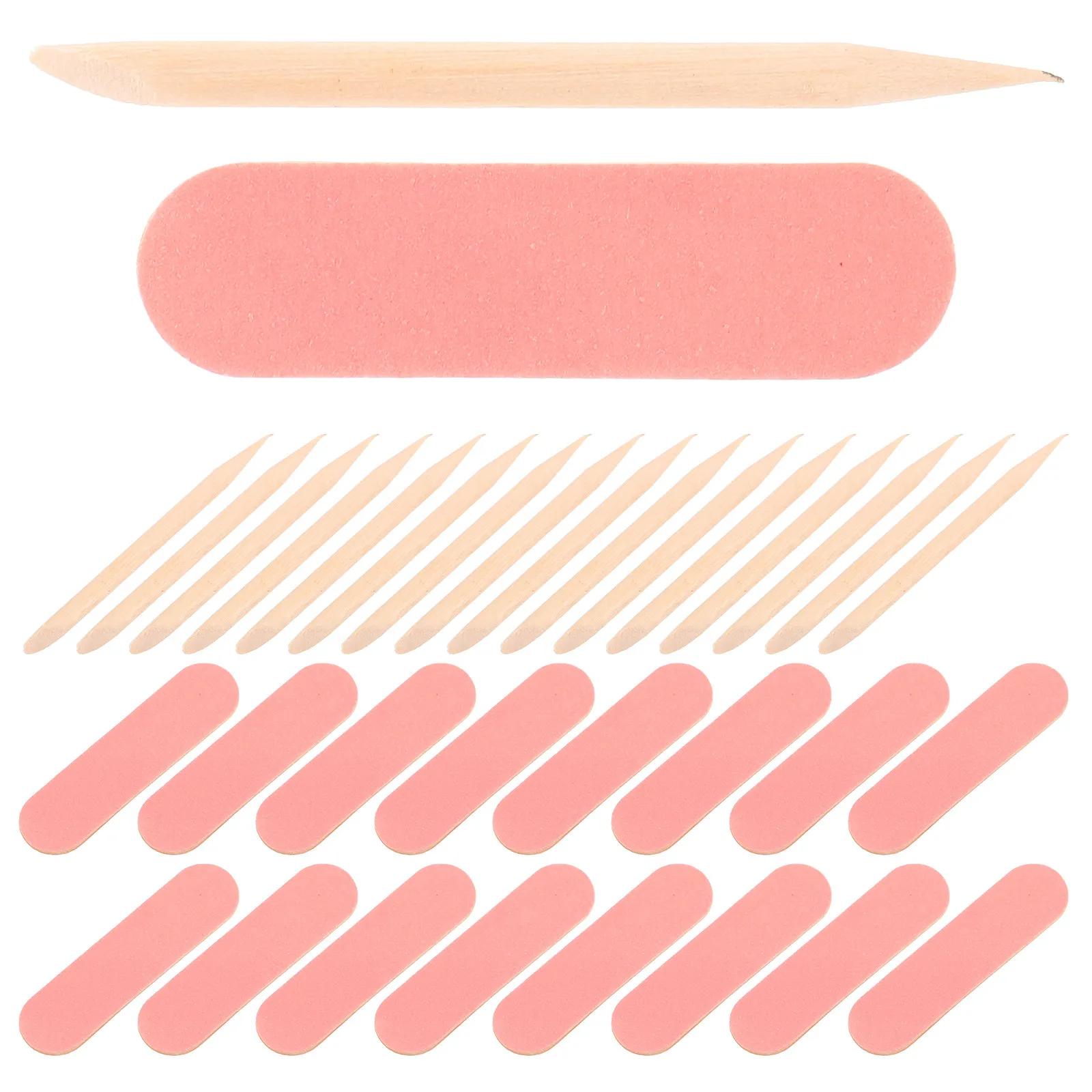 

50Pcs Nail Filing Kit Professional Buffers Buffing Blocks for on Nails Nail Art Manicure Tools Cuticle Care