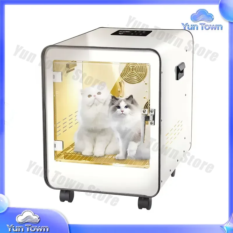 Pet Drying Box for Household Use Pet Grooming Dryer Cabinet Dog Cat Drying Station Portable Foldable Pet Care Equipment
