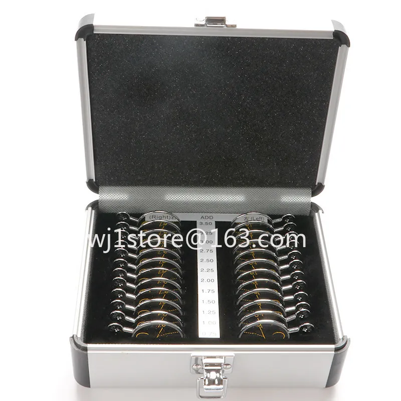 Asymptotic multifocal lens fitting try-on inspection insert box