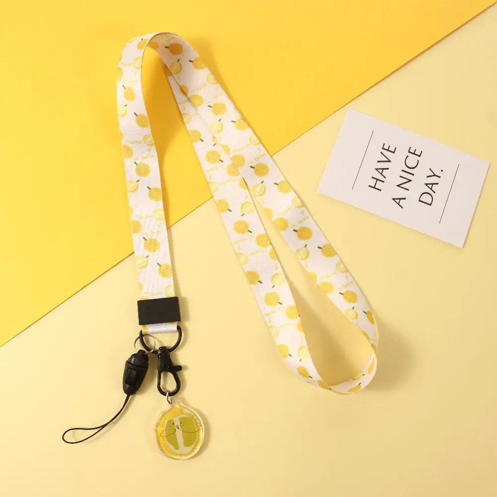 Correa para el cuello, cordón para colgar en el cuello de aguacate, llavero, correas para teléfono móvil, soporte para tarjetas de identificación, cordón, accesorios para teléfono móvil