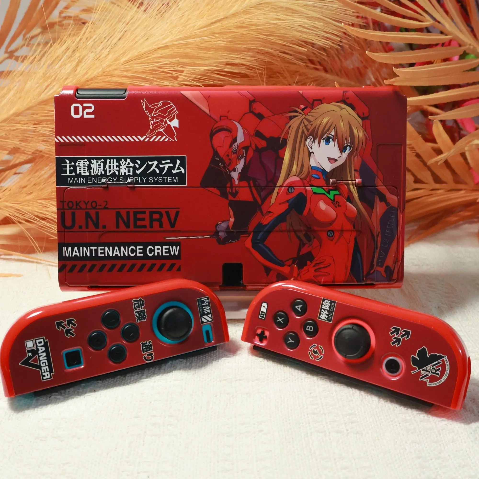 EVA Asuka Nintendo Switch Versión Regular, New Century Evangelion Warrior, Funda Protectora, Juguetes Liteoled, En Stock