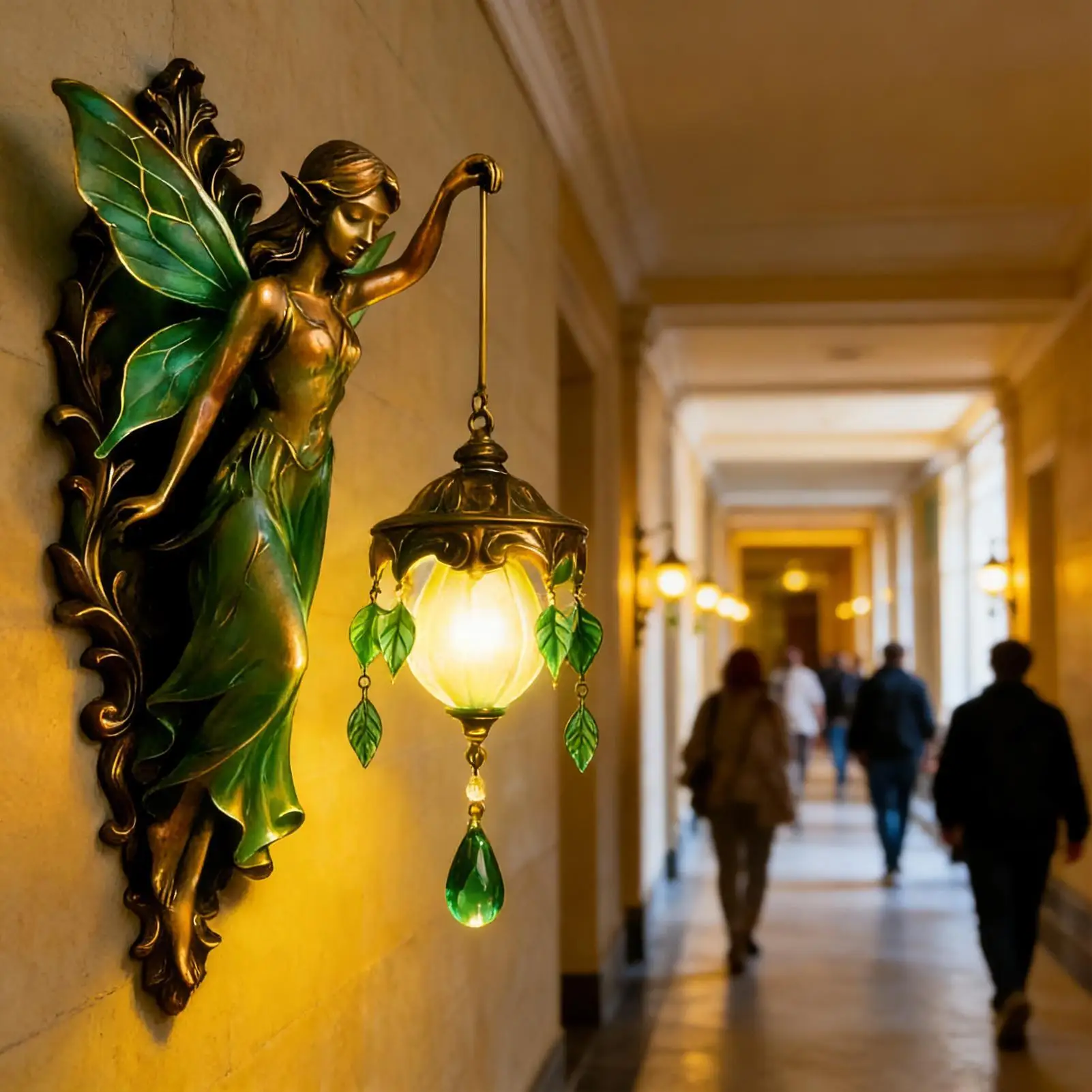 

16x19cm Wall Atmosphere Light Fairy Wings Night Light Vintage Fairy Decor Lamp Home decoration Eye Comfort Lamp