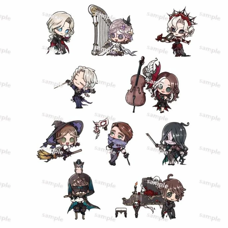 Game Identity V Acrylic Stand Figure Doll Anime Gardener Photographer Violinist Prisoner Keychain Cosplay Toy for Gift