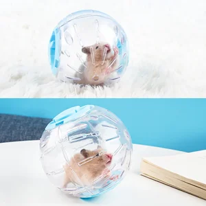 Plastik Sport Outdoor Ground Ball kleine Haustierratten Ratten Jogging Ball Spielzeug Hamster Gerbil Übung Ball spielen kleine Haustierspielzeugvorräte 8 Hauptverkaufskugel für Chinchila - №2